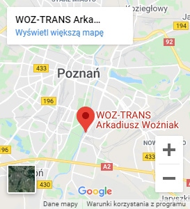 Lokalizacja firmy Woz-Trans